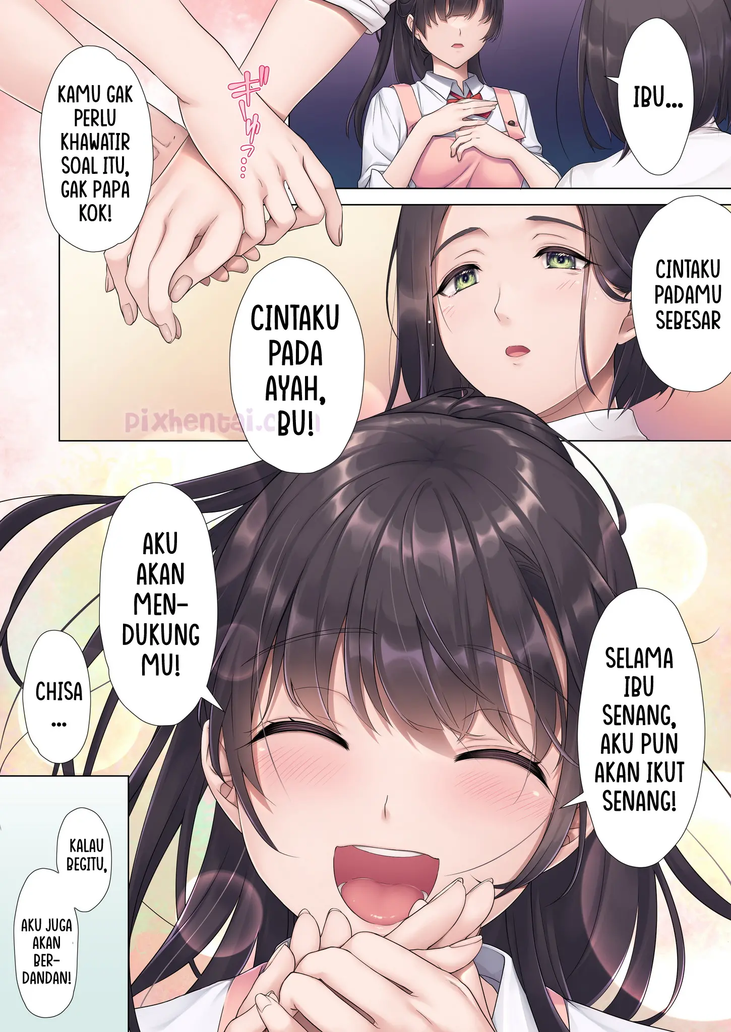 Komik hentai xxx manga sex bokep Otou-san Yamete Ayah Tiri baru pilihan Ibu 8